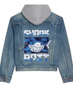 womens shark bait hoo ha ha funny funny shark of week hooded denim jacket 4847 t1248.jpg