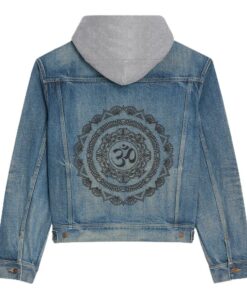 yoga mandala om symbol spiritual buddha yogi gift hooded denim jacket 3896 bwzxo.jpg