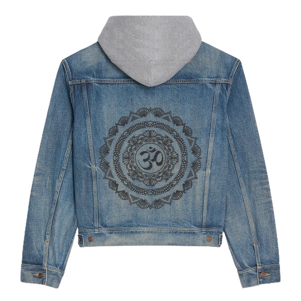 yoga mandala om symbol spiritual buddha yogi gift hooded denim jacket 3896 bwzxo.jpg