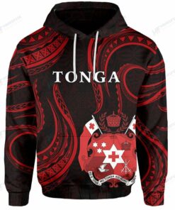 Personalized Tonga Pattern Always Proud - 3D Printed Pullover Hoodie