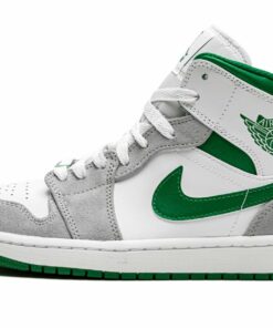 Air Jordan 1 MID SE “Grey / Pine Green / White”