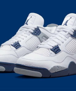 Air Jordan 4 Retro White Midnight Navy