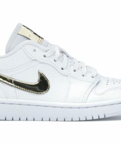 Jordan 1 Low White Metallic Gold (Women’s)