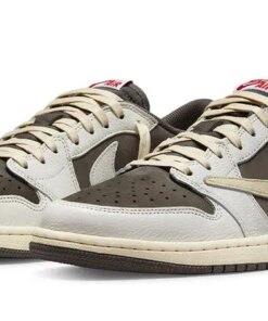 Jordan 1 Low x TraviScott Sail and Ridgerock Reverse Mocha