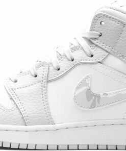 Jordan 1 MID SE GS Grey Camo Swoosh DC9035