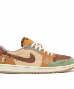 Zion Williamson X Air Jordan 1 Retro Low OG ‘Voodoo’ Unfading Sneaker