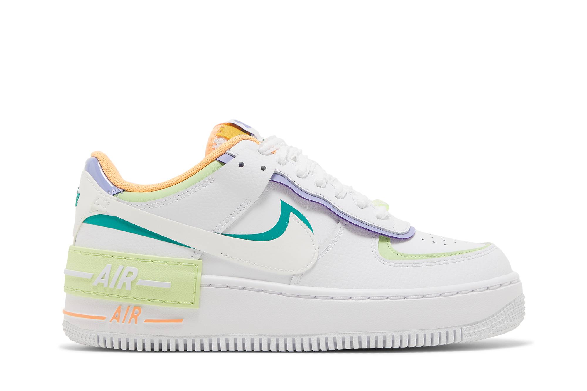 ( Women ) Nike Air Force 1 Shadow ‘White Multi-Color’ DX3718-100