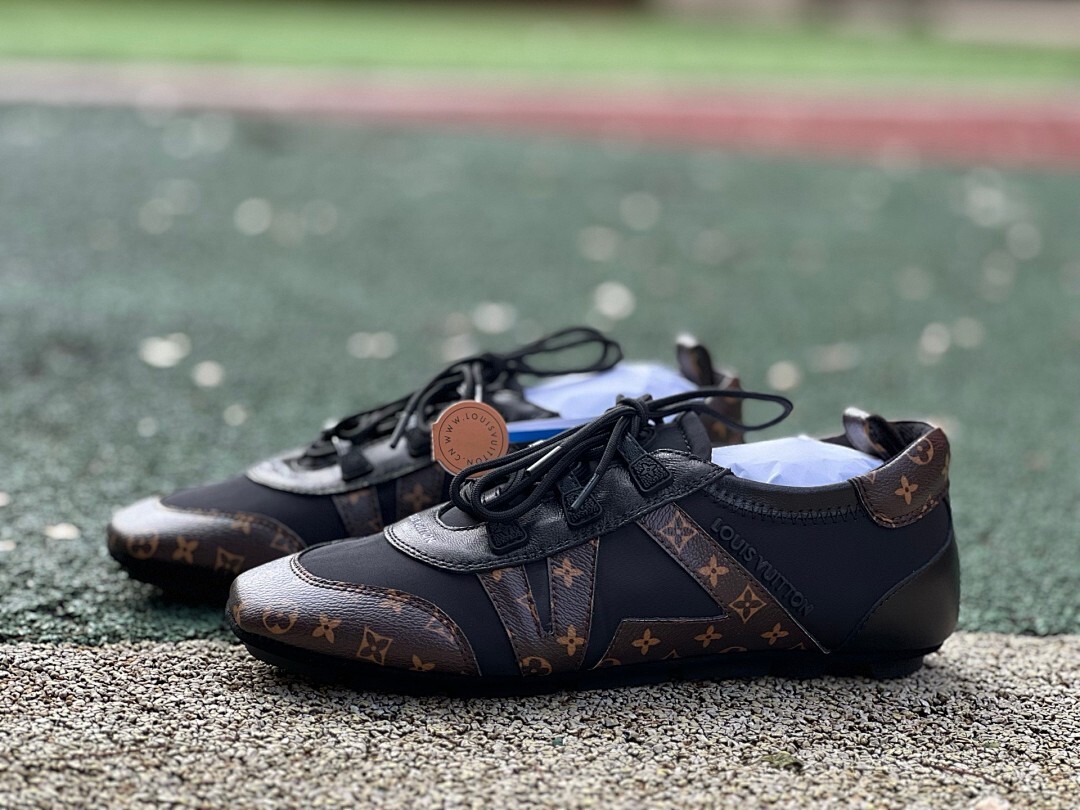 Louis Vuitton Run Away Sneaker Monogram Canvas Black