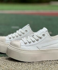 Fila Women's Stackhouse Crossover Platform Low-Top Canvas Sneakers