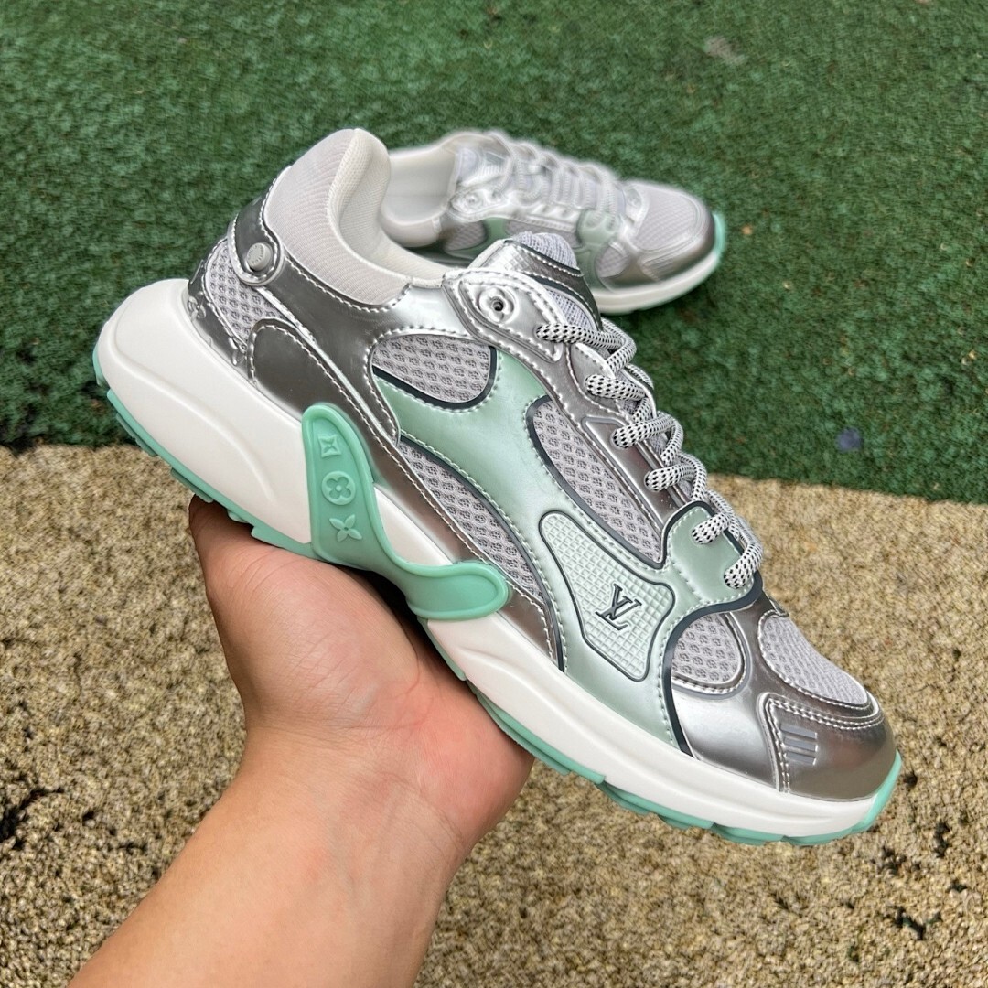 Louis Vuitton LV Archlight Trainer Silver Mint Green