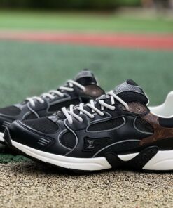 Louis Vuitton Run Away Pulse Sneaker Black Monogram 1A4Q2N