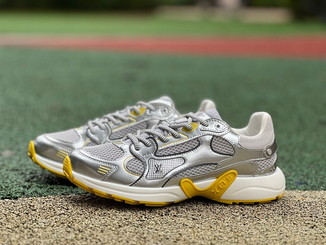 Louis Vuitton LV Runner Tatic Sneaker 1AA69R Silver Yellow