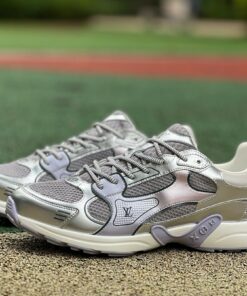 Louis Vuitton LV Runner Tactic Sneaker Metallic Silver