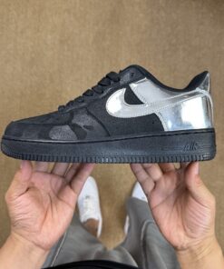 Nike Air Force 1 Low Black Metallic Silver CV1724-001
