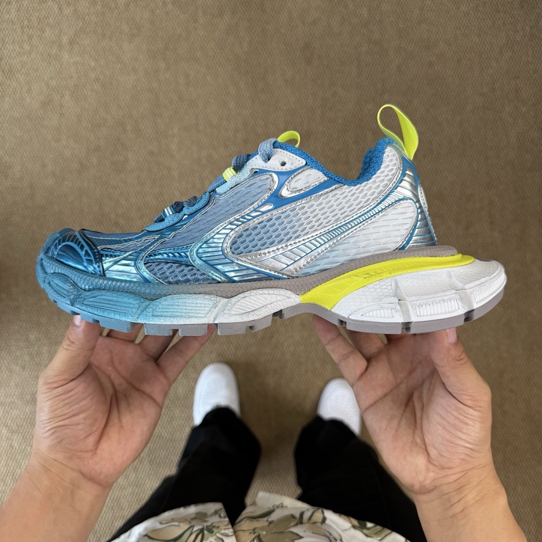 Balenciaga 3XL Trainer Blue / Fluo Yellow
