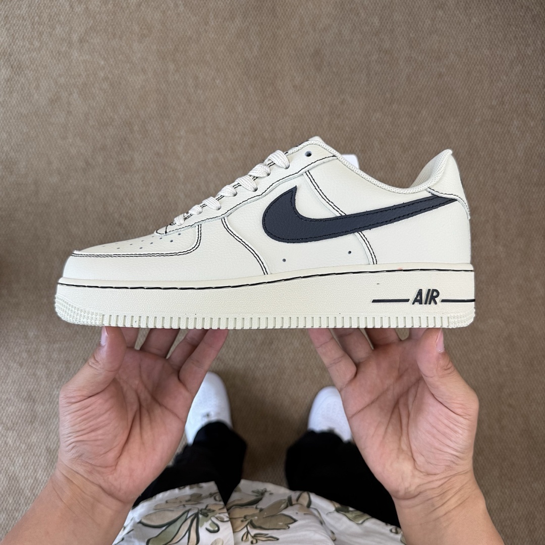 Nike Air Force 1 '07 LV8 Contrast Stitch Sail Black CV1724-100