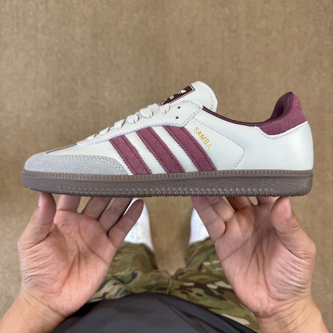 Adidas Samba OG Cream White Better Scarlet Gum IE7015