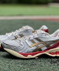 ASICS GEL-Kayano 14 Pure Silver Classic Red 1201A019-020