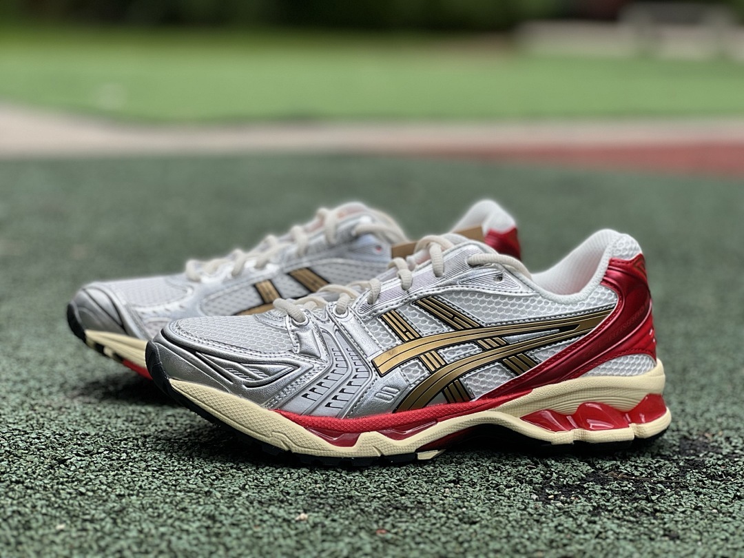 ASICS GEL-Kayano 14 Pure Silver Classic Red 1201A019-020