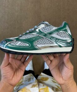 Balenciaga 3XL Trainer Metallic Green Silver