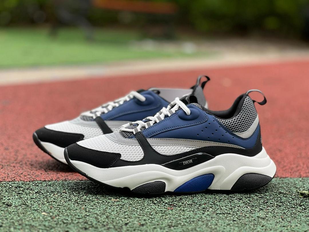 Dior B22 Sneaker Navy Blue White Black Grey