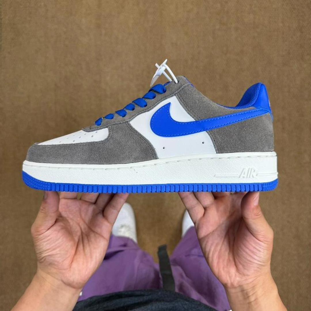 Nike Air Force 1 Low Wolf Grey Game Royal White