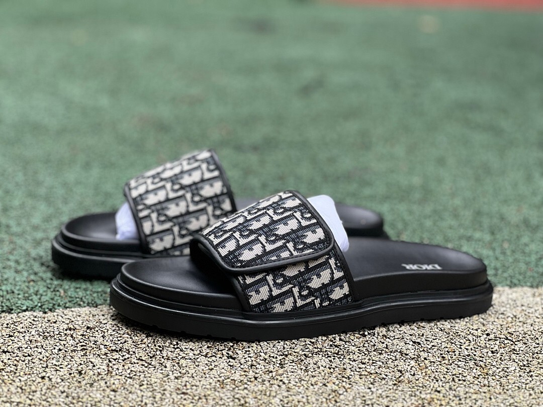 Dior Act Sandal Black Dior Oblique Jacquard 3SA103ZCD_H961