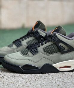 Air Jordan 4 Retro UNDEFEATED Olive Black Orange 312255-241