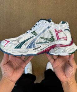 Balenciaga Runner Sneaker White Blue Green Pink