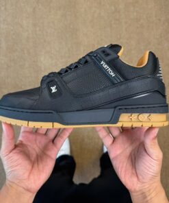 Louis Vuitton LV Trainer Sneaker Black Gum 1A9Z61