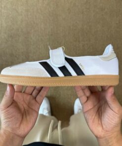 Adidas Samba OG Mary Jane Shoes IE0634 White Black Gum