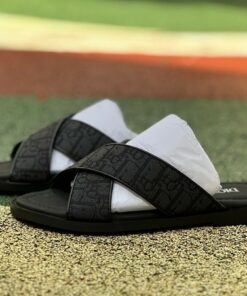 Dior Alpha Sandal Black Dior Oblique Jacquard