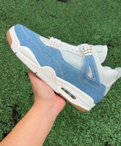 Air Jordan 4 Retro Light Blue Denim White Gum