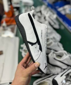 Balenciaga Puma Jordan White Black Speedcat Sneakers