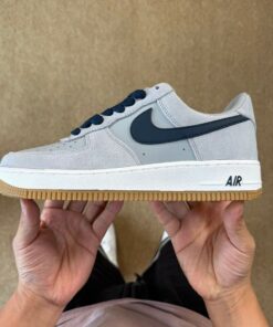 Nike Air Force 1 Low Light Smoke Grey Midnight Navy Gum FN7408-001