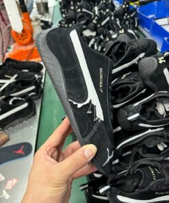 Balenciaga Puma Jordan Suede Sneakers Black