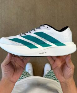 Adidas Adizero SL Shoes HQ1258 Cloud White / Dark Green / Core Black