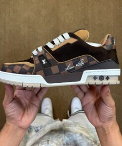 Louis Vuitton LV Trainer Sneaker Damier Ebene Brown 1AAG21