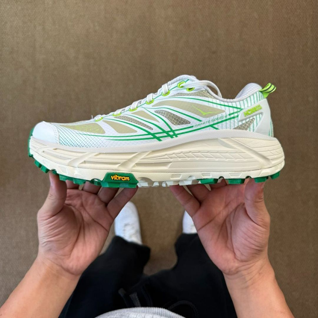 Hoka Mafate Speed 4 White Spearmint