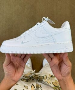 Nike Air Force 1 '07 LX White Metallic Silver Football Grey DV0788-100