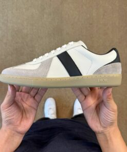 Dior B27 Low-Top Sneaker White and Black 3SN272ZIJ_H068