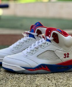 Air Jordan 5 Retro PE White Red Blue 32