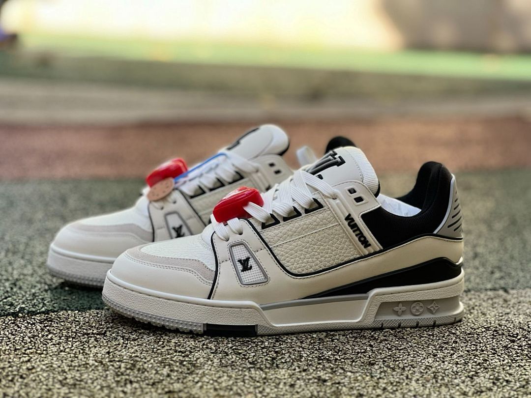 Louis Vuitton LV Trainer Sneaker White and Black