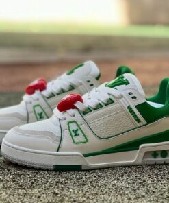 Louis Vuitton LV Trainer Sneaker White Green