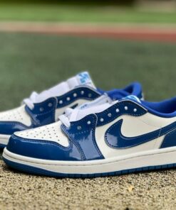 Air Jordan 1 Low Royal Blue Patent Leather