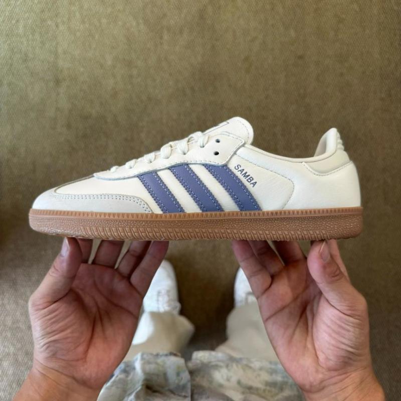 Adidas Samba OG Wonder White Blue Dawn Gum IE7015