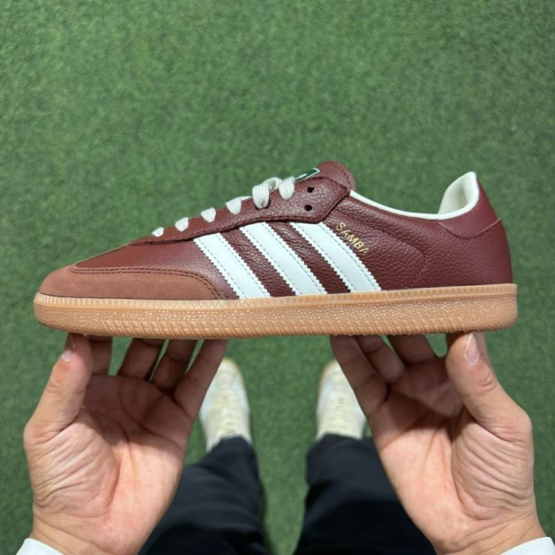 Adidas Samba OG Dark Red Cloud White Gum ID1458