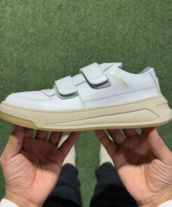 Acne Studios Bolzter Strap Sneakers White