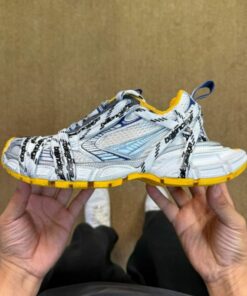 Balenciaga Runner Logo-Tape Mesh and Nylon Sneakers 677403 W3RE1 9051