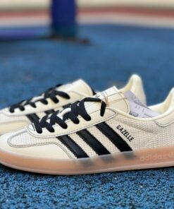 Adidas Gazelle Indoor Textile Wonder White Core Black Gum